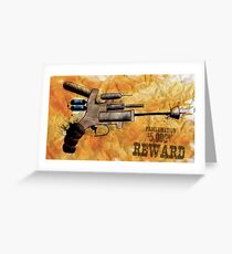 Raygun Greeting Card