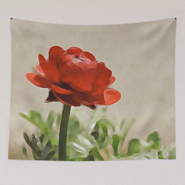 Item preview, Glorious Red Ranunculus designed and sold by JinjerS.