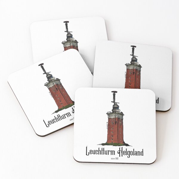 Artikelvorschau, Helgoland Leuchtturm Oberland Urban Sketch Motiv Nordsee entworfen und verkauft von emm-j.