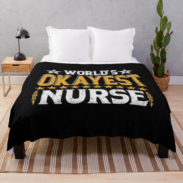 Item preview, Worlds Okayest Nurse designed and sold by YAHIA-14.