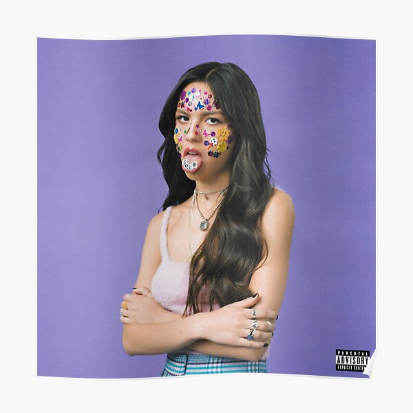 Olivia Rodrigo Album Cover SOUR Poster