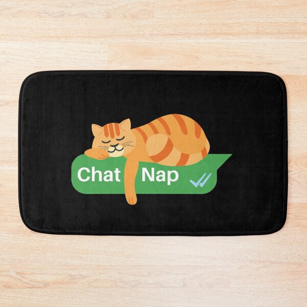 Item preview, Funny Tabby Cat Sleep | Chat Text Box | Catnap  designed and sold by Fluffy-Vectors.