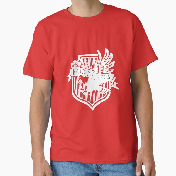 Item preview, Moderna House Crest Shirt, Team Moderna Vaccinated Shirt, Moderna Vaccinated Shirt designed and sold by cercleshop.