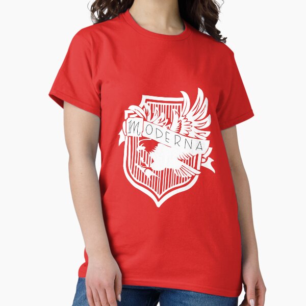 Item preview, Moderna House Crest Shirt, Team Moderna Vaccinated Shirt, Moderna Vaccinated Shirt designed and sold by cercleshop.