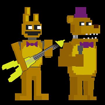 fredbear and springbonnie | Sticker