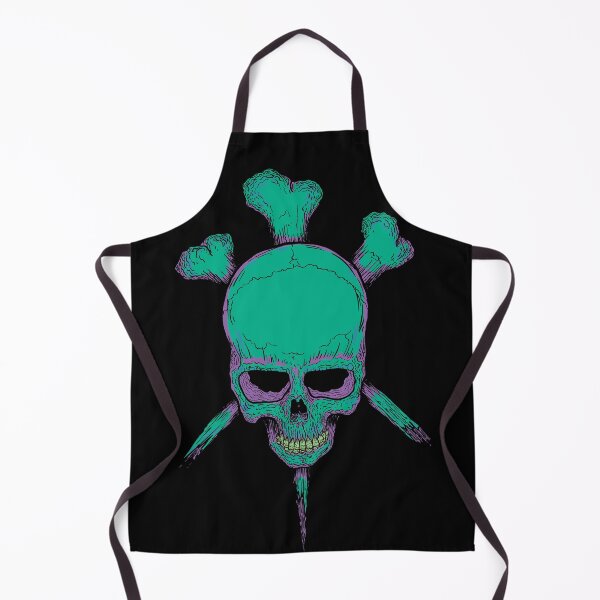 Item preview, Haphazard Art Skull and Tri-Cross Bones (Ghostly) designed and sold by HaphazardArt.