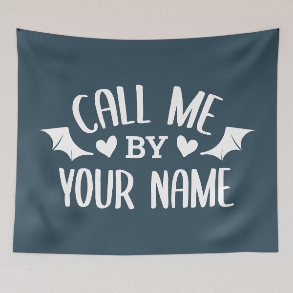 Item preview, Call Me By Your Name (Blue BG) designed and sold by FilipeFerreira.