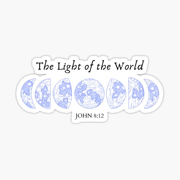 John 8:12 Sticker