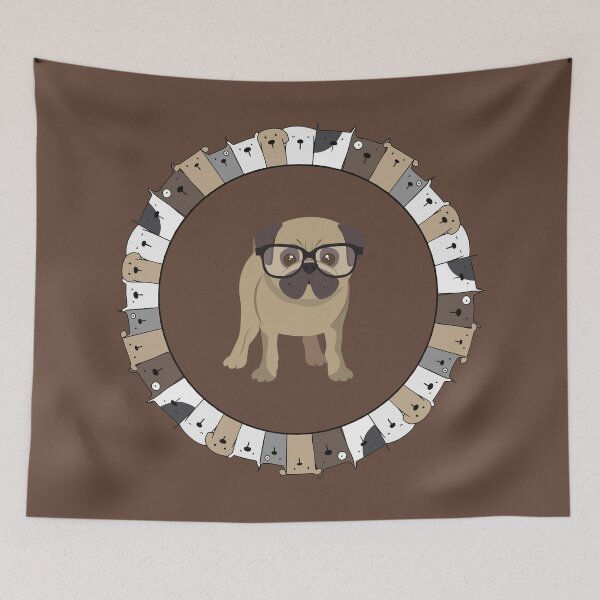 Item preview, Cut Dog With Glasses, Puppy , Cartoon ,Pet designed and sold by lastechance.