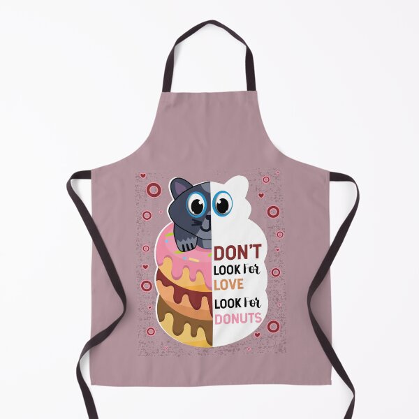 Item preview, Don't look for love look for donuts - rough on white designed and sold by catnbloom.
