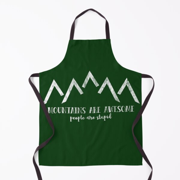 Item preview, Mountains are Awesome! People are Stupid! designed and sold by MajorPrints.