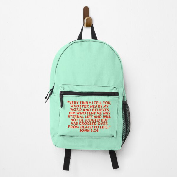 Item preview, Bible Verse John 5:24 designed and sold by Prayingwarrior.