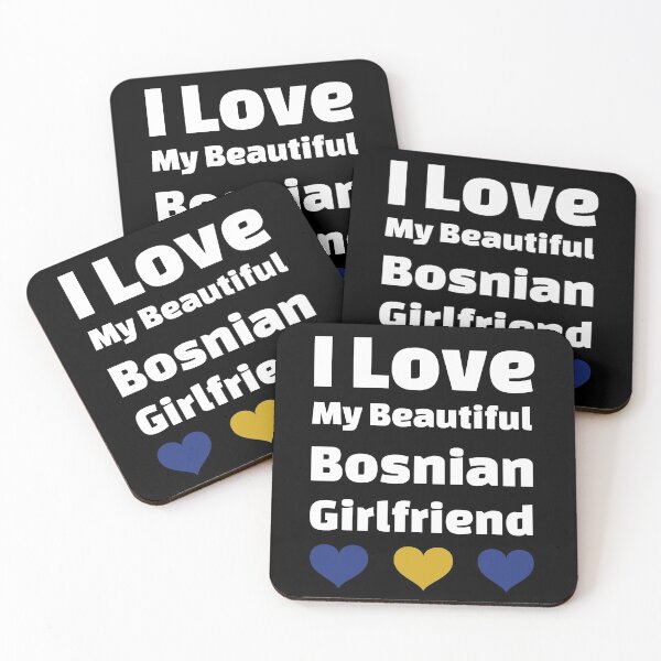 Item preview, I Love My Beautiful Bosnian Girlfriend - Bosnia Girlfriend designed and sold by DiceNLDesigns.