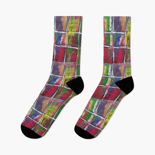 Item preview, Colored squares, abstract geometric figures designed and sold by NessArtByEwa.