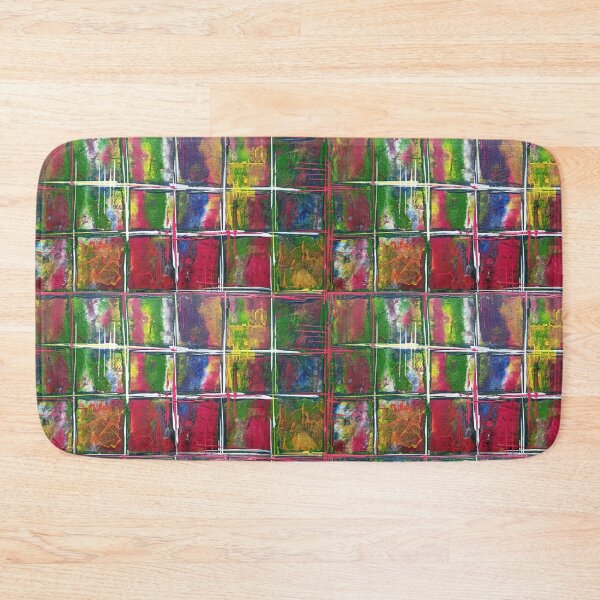 Item preview, Colored squares, abstract geometric figures designed and sold by NessArtByEwa.