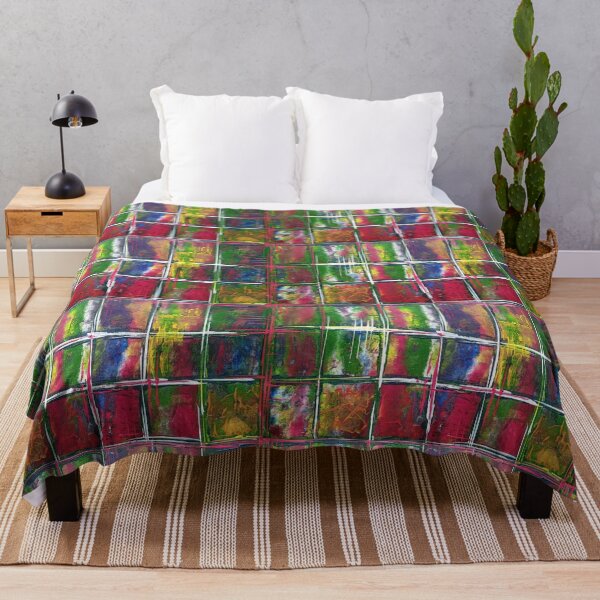 Item preview, Colored squares, abstract geometric figures designed and sold by NessArtByEwa.