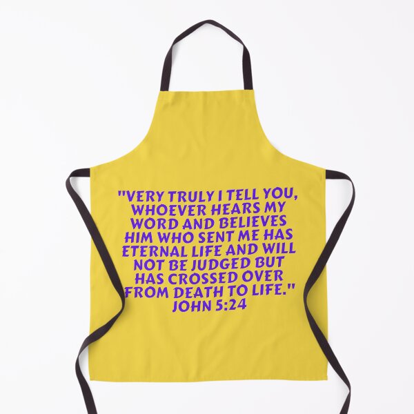 Item preview, Bible Verse John 5:24 designed and sold by Prayingwarrior.