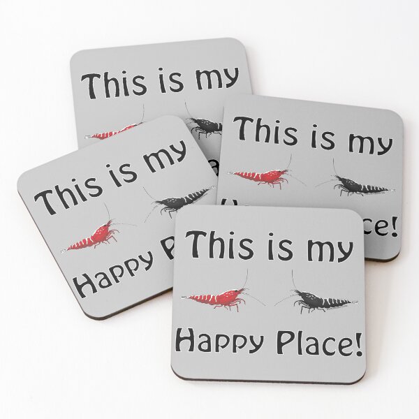 Item preview, Fishbone Shrimp Happy Place designed and sold by ShrimpEnvy.