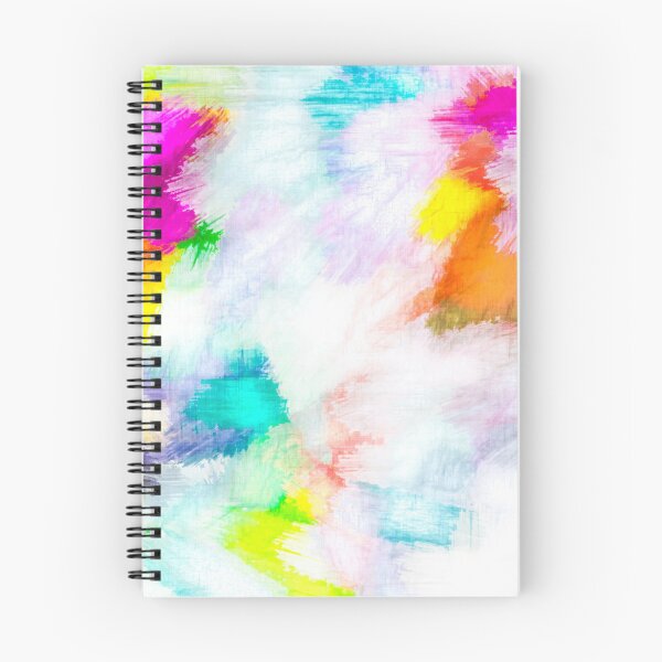 Item preview, colorful painting texture abstract background in pink yellow blue orange designed and sold by Mrvell.