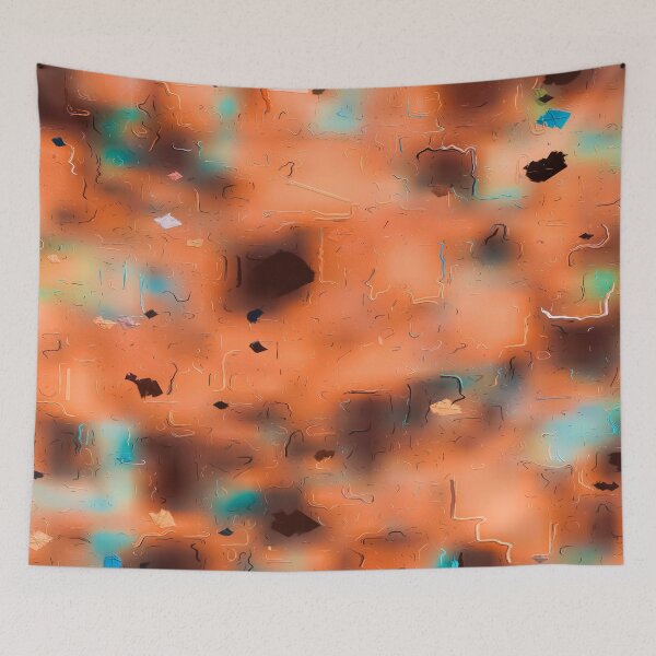 Item preview, painting texture abstract background in brown and blue designed and sold by Mrvell.