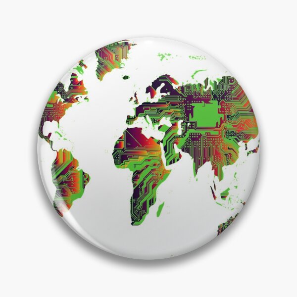 Item preview, The World has become a circuit board designed and sold by P-aws.