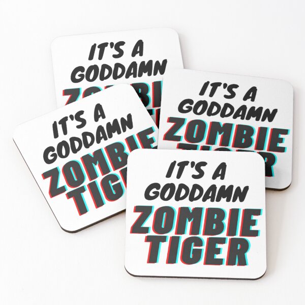 Item preview, It's a goddamn zombie tiger! designed and sold by ZephyrPrints.