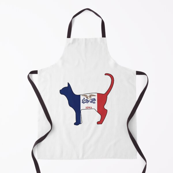 Item preview, State of Iowa Flag for Cat Lovers designed and sold by Gsallicat.