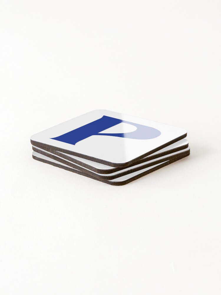 Thumbnail 4 of 5, Coasters (Set of 4), Letter P designed and sold by RafaTakami.