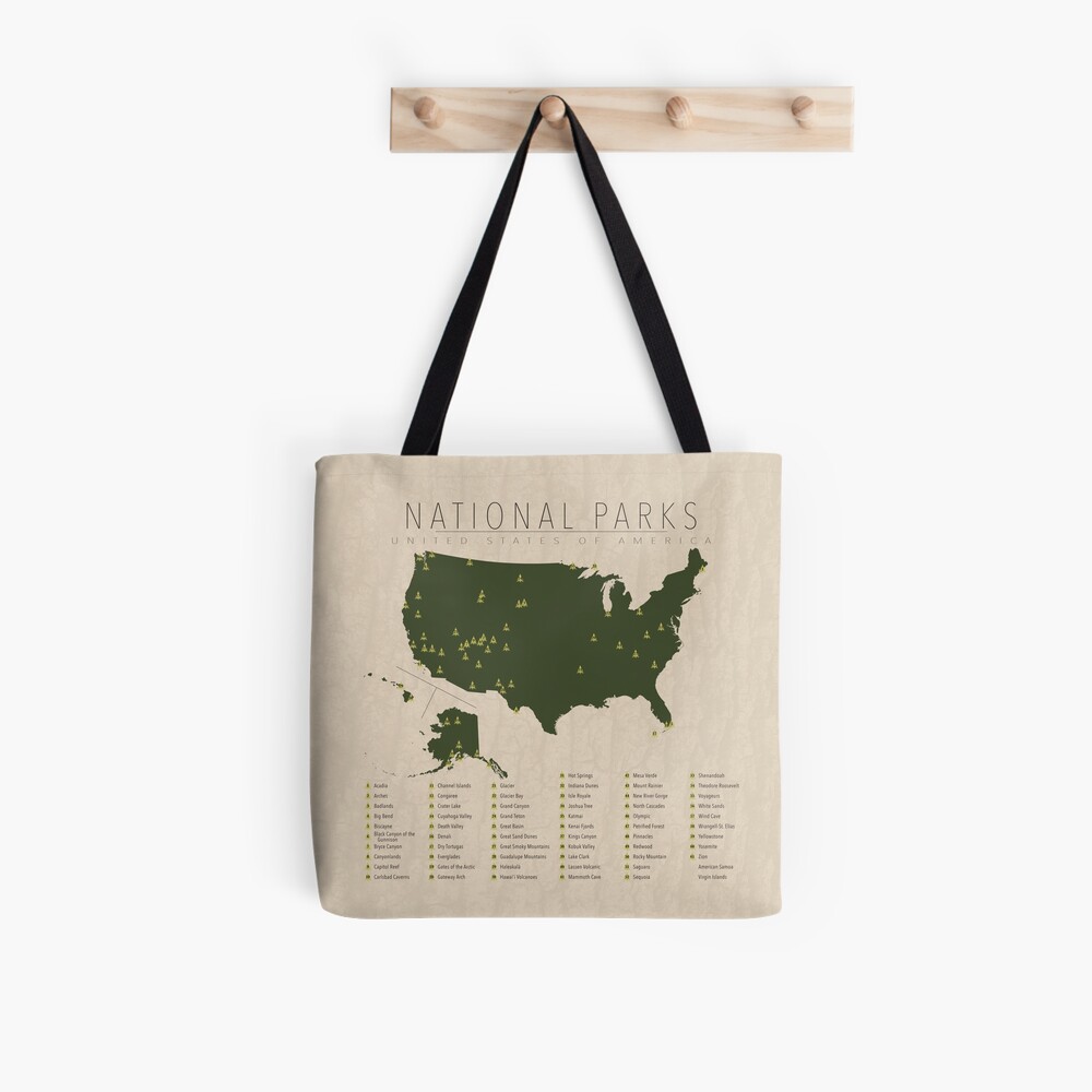US National Parks Tote Bag