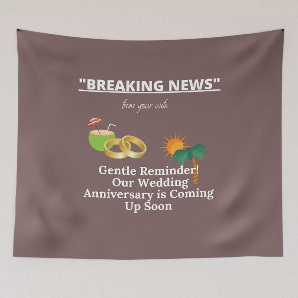 Item preview, Wedding anniversary reminder designed and sold by rocklegends99.