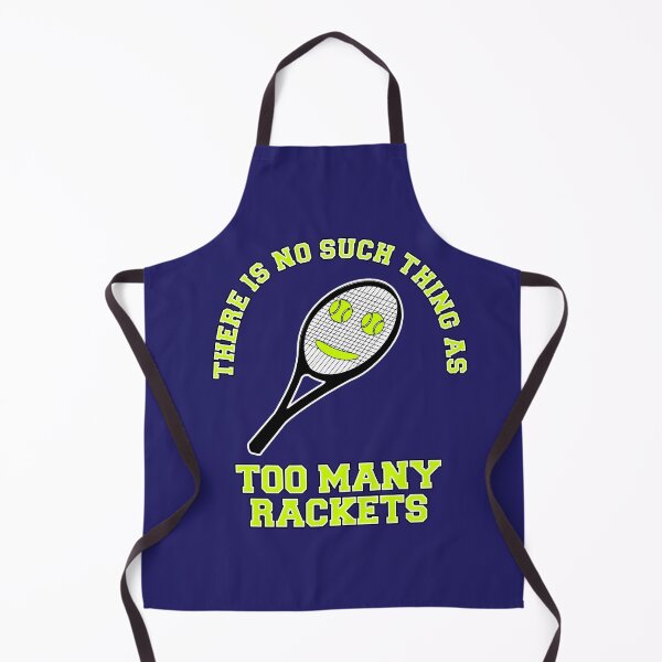 Item preview, Too Many Rackets | Funny Happy Tennis Sports Racket Shirt for Tennis Players designed and sold by KleverOlivier.