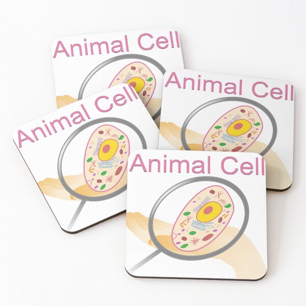 Item preview, A vector illustration of an animal cell with labels on white background. designed and sold by ikshvaku.