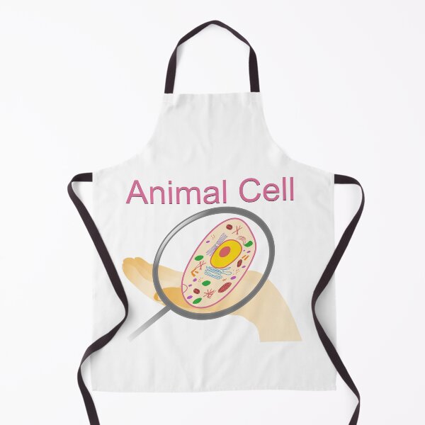 Item preview, A vector illustration of an animal cell with labels on white background. designed and sold by ikshvaku.