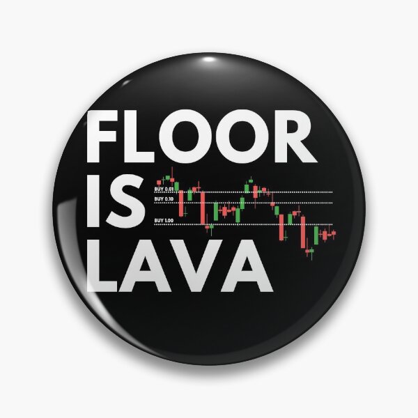 Item preview, The Floor is Lava designed and sold by TraderShirts.