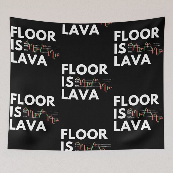 Item preview, The Floor is Lava designed and sold by TraderShirts.
