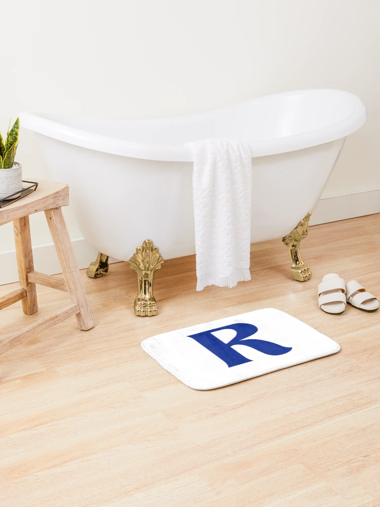 Thumbnail 2 of 6, Bath Mat, Letter R designed and sold by RafaTakami.