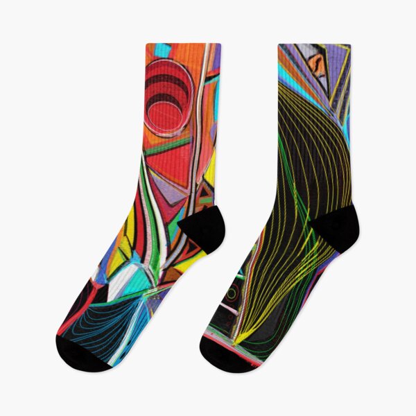 Item preview, Vibrating in Shades, colorful abstract design designed and sold by Art With Impact – Statement Art & Apparel for Deep Thinkers.