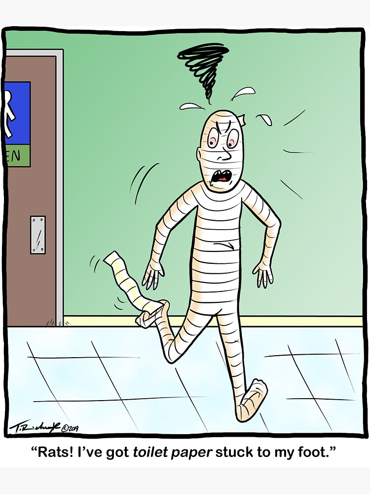 "Funny Mummy Joke" Sticker by BigTRiceMann Redbubble