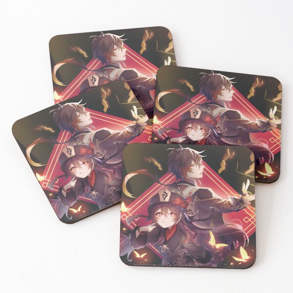Item preview, Hu Tao & Zhongli | Genshin Impact designed and sold by Reigill.