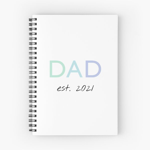 Item preview, Dad est 2021 for all men who will become fathers in 2021 designed and sold by Blue-Fairy.