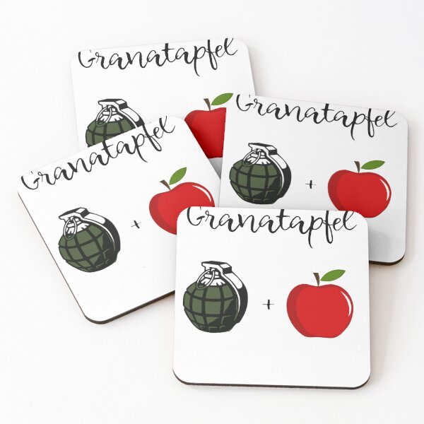 Item preview, Pomegranate Grante and Apple Funny word game designed and sold by katastrophicus.