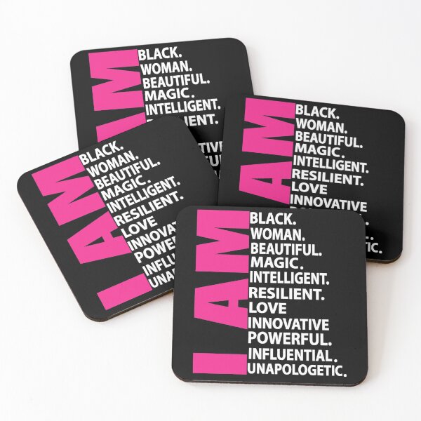 Item preview, Afro Girl I Am Black Woman Beautiful Magic Unapologetic designed and sold by Duncidi.