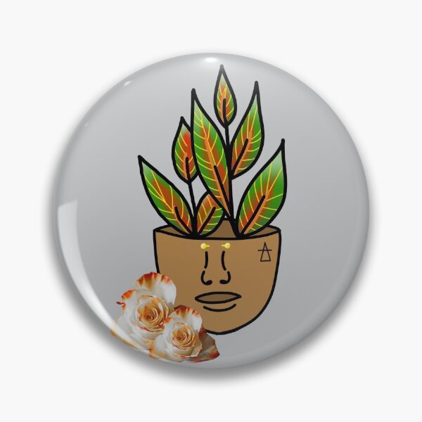 Item preview, Croton Petra, Plant Person With Realism Roses, Piercings & Face Tattoos designed and sold by 10pmCreations.