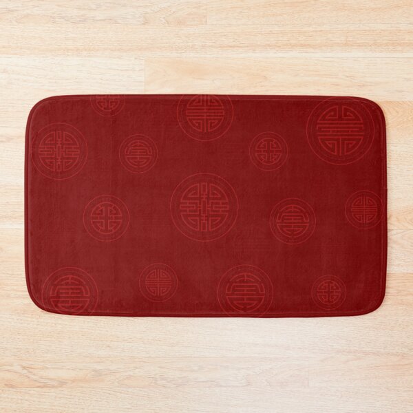 Item preview, Asian symbols: prosperity and longevity (red version) designed and sold by VictorineArt.