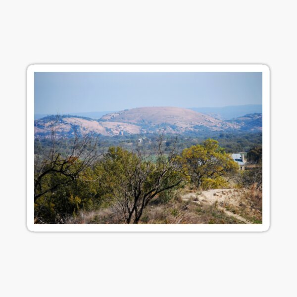 A View of Enchanted Rock Sticker