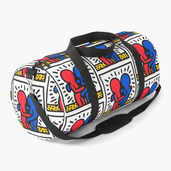 Keith Haring German Graffiti Illustration Duffle Bag