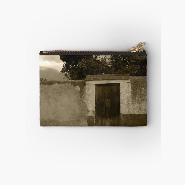 Item preview, Brown Door in a White and Green Wall designed and sold by rhamm.