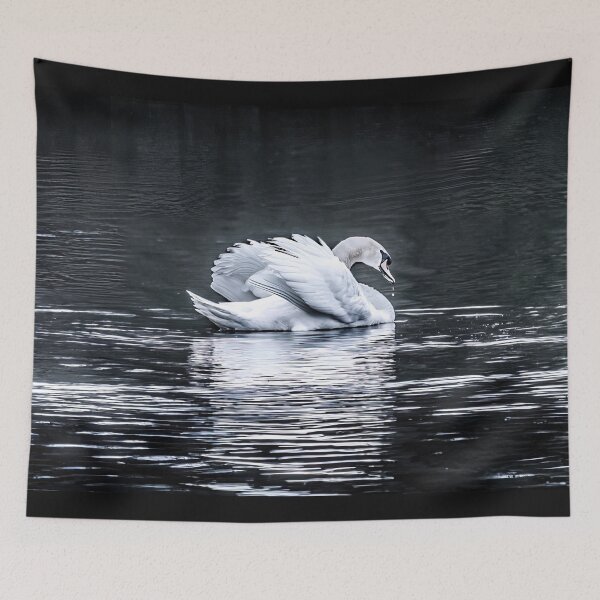 Item preview, Mute Swan Shows His Stuff designed and sold by Andrea Swiedler.