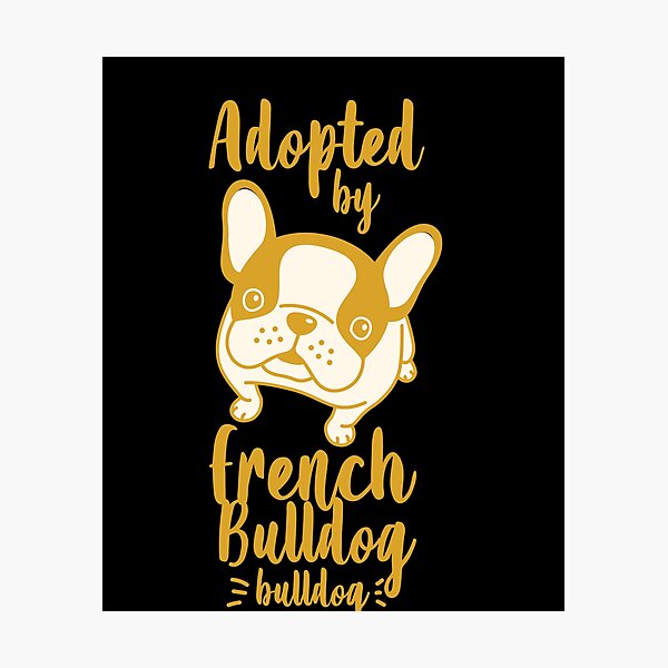 Artikel-Vorschau von  ANGENOMMEN VON FRENCH BULLDOG BULLDOG, designt und verkauft von TheFlipRepublic.