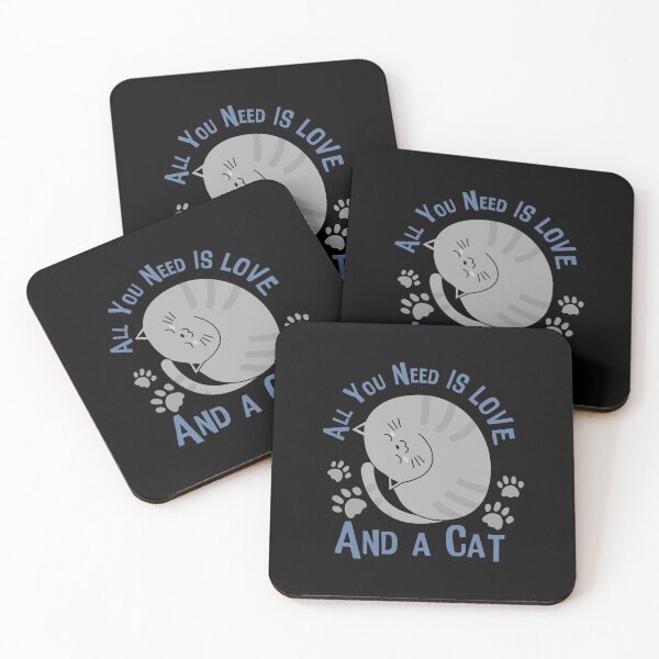 Item preview, All You Need Is Love and a Cat designed and sold by TheFlipRepublic.